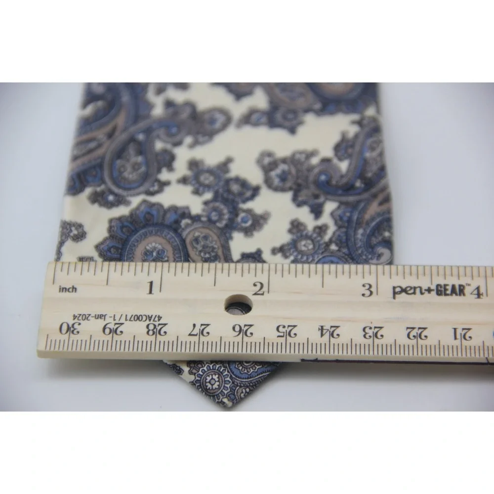 VTG Christian Dior Italy 100% Silk Tie Paisley Print Made In USA CLASSIC 57